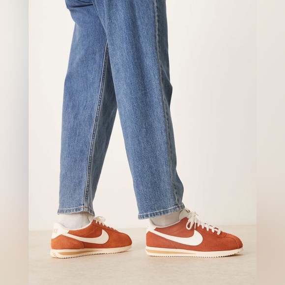 NWOT Nike Cortez Suede Sneakers in Orange and White (Never worn, brand new) - Picture 2 of 10